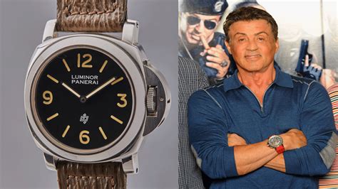 panerai luminor as worn by sylvester stallone|stallone panerai luminor.